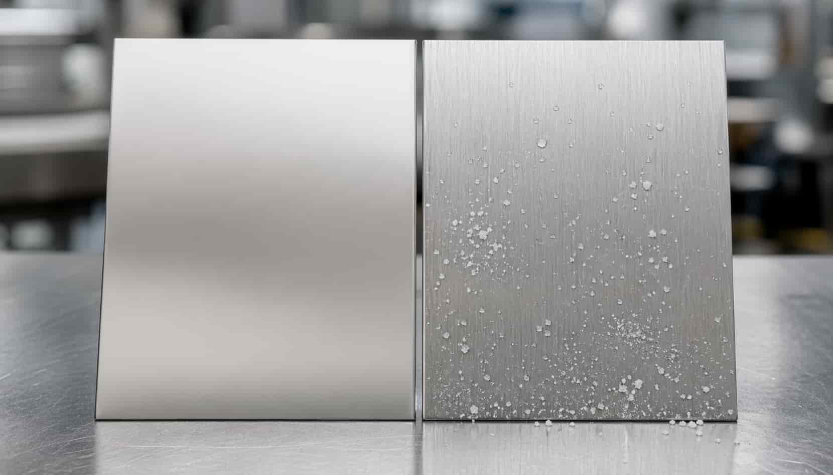 Stainless steel surface finish buyer inspection for 2B BA No.4 HL and No.8 mirror finish sheets
